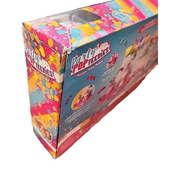 POP Teenies Poptastic Party Playset Party w/Spinning Dance Floor NEW DAMAGED BOX - Picture 10 of 10